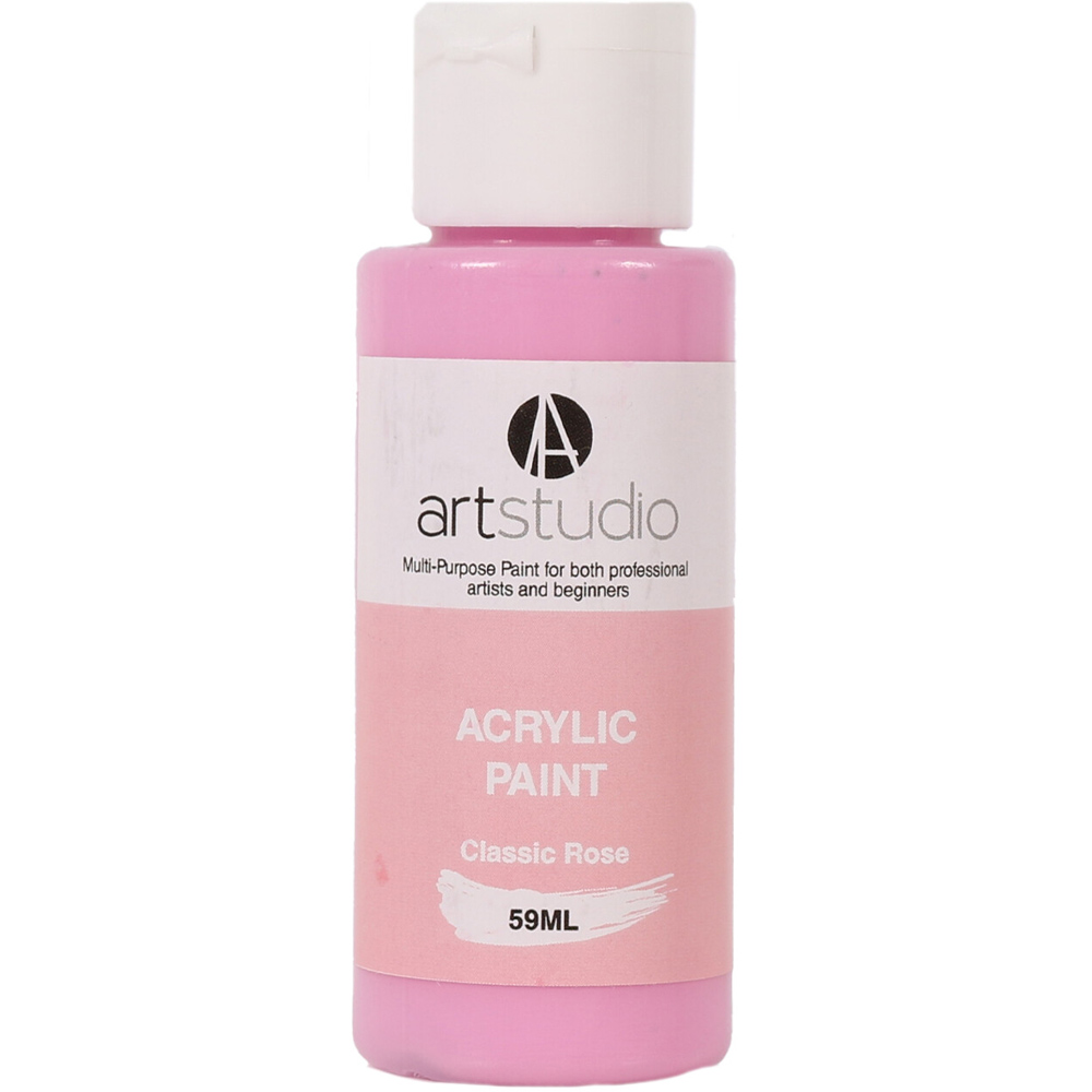 Art Studio Acrylic Paint   - Classic Rose / 59ml Image