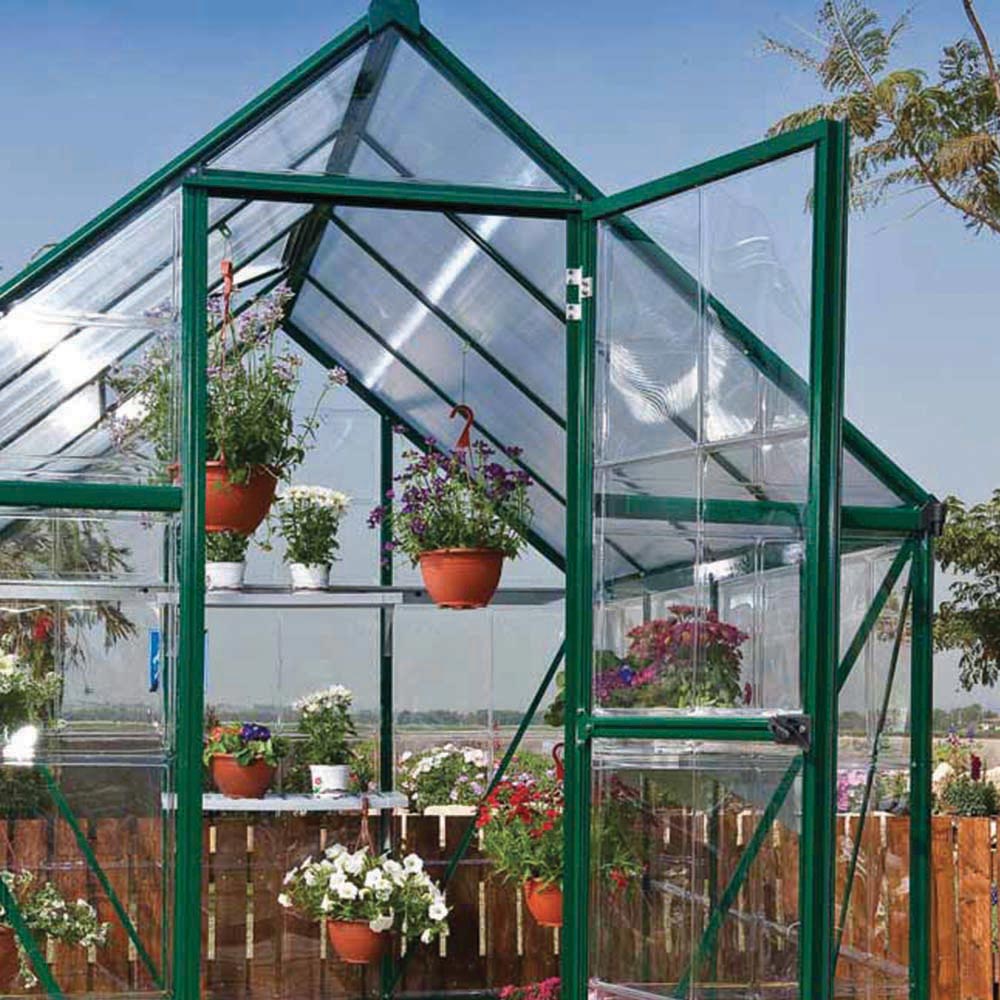 Palram - Canopia Hybrid 6 x 8ft - Green Greenhouse Image 6