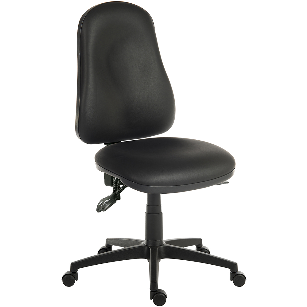Teknik Black PU Ergonomic Office Chair Image 2
