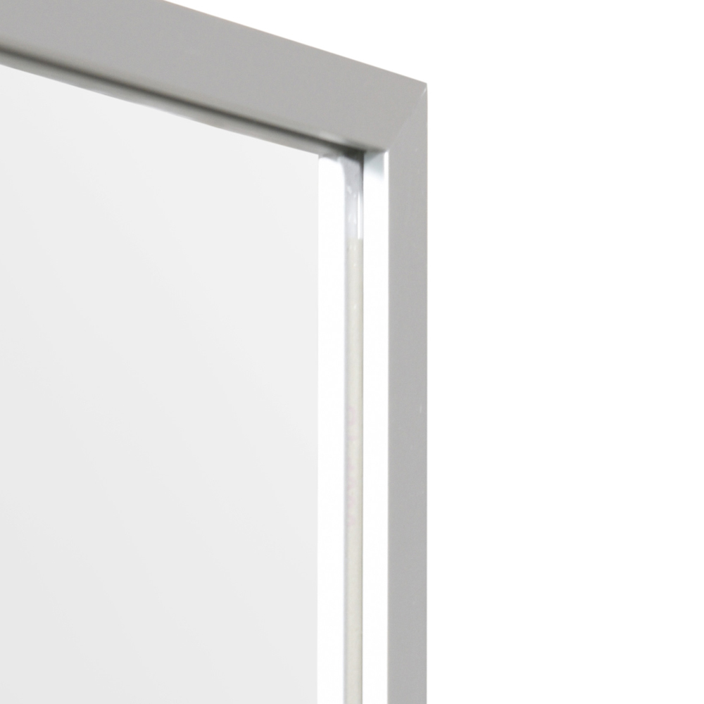 MirrorOutlet The Artus Silver Aluminium Edged Wall Mirror 90 x 60cm Image 5