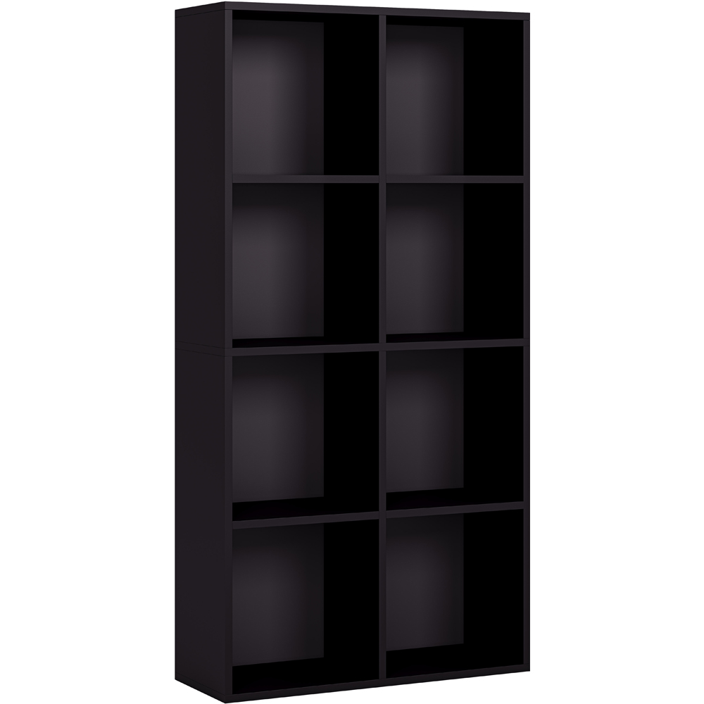 VIDA DESIGNS 8 Shelf Black Cube Storage Unit Image 2
