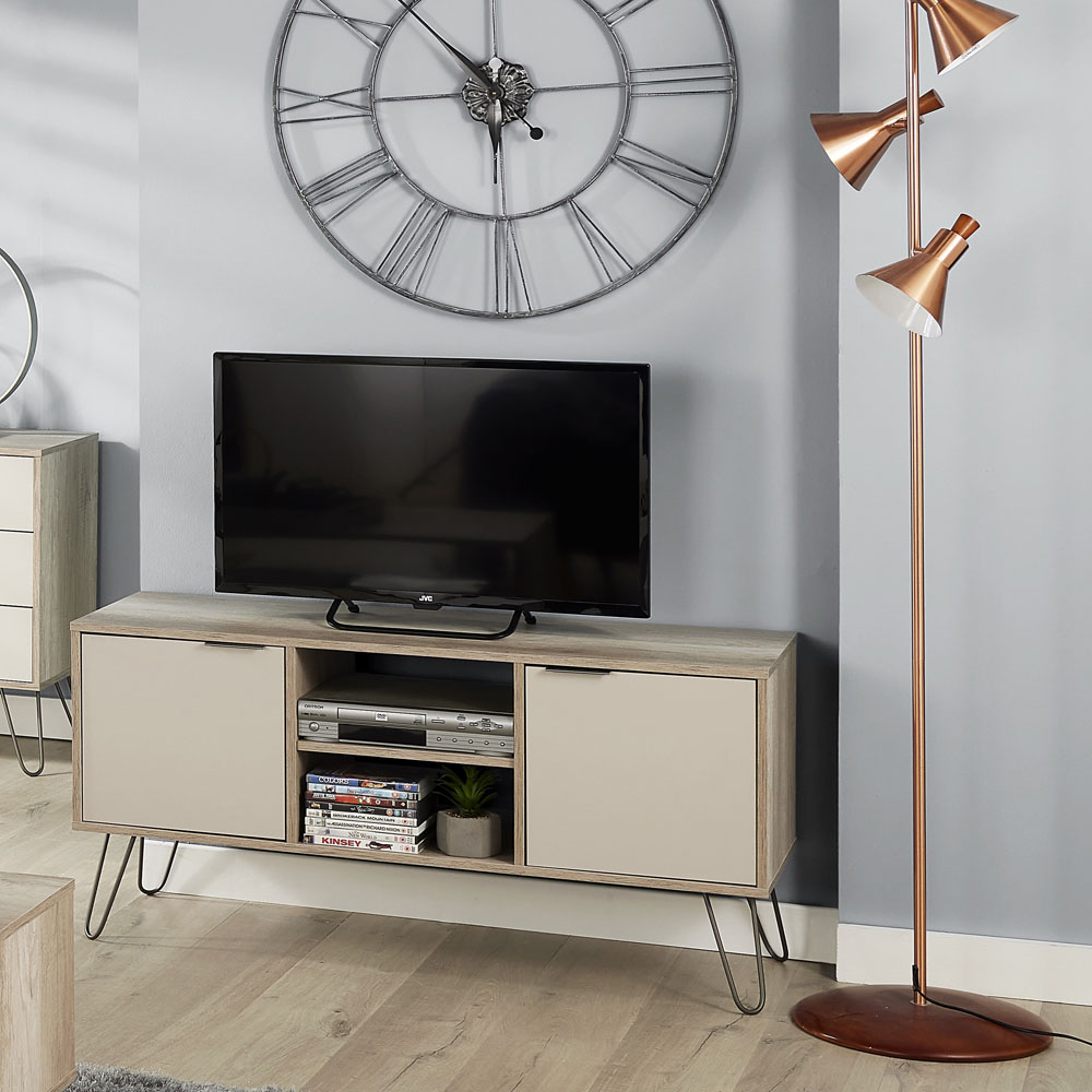 Core Products Augusta Driftwood and Calico 2 Door Flat Screen TV Unit Image 6
