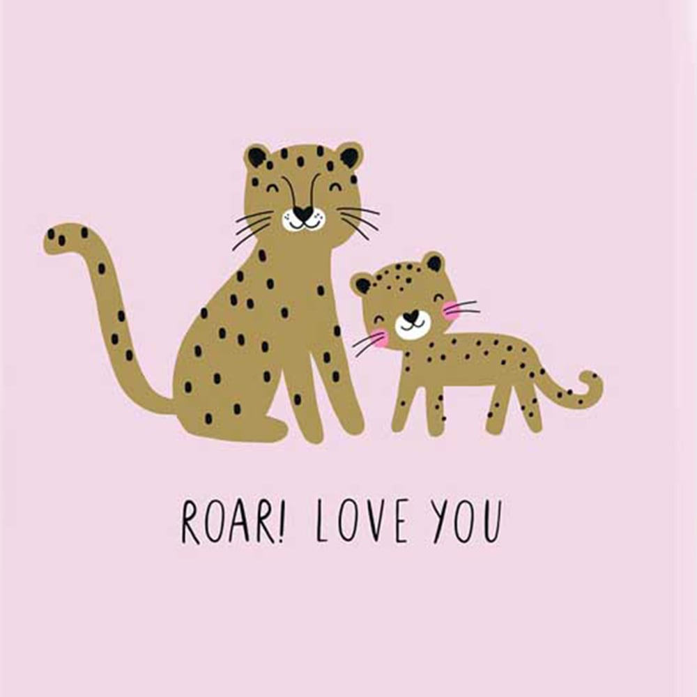 Warren Reed Designer Medium Roar Love You Suitcase Image 3