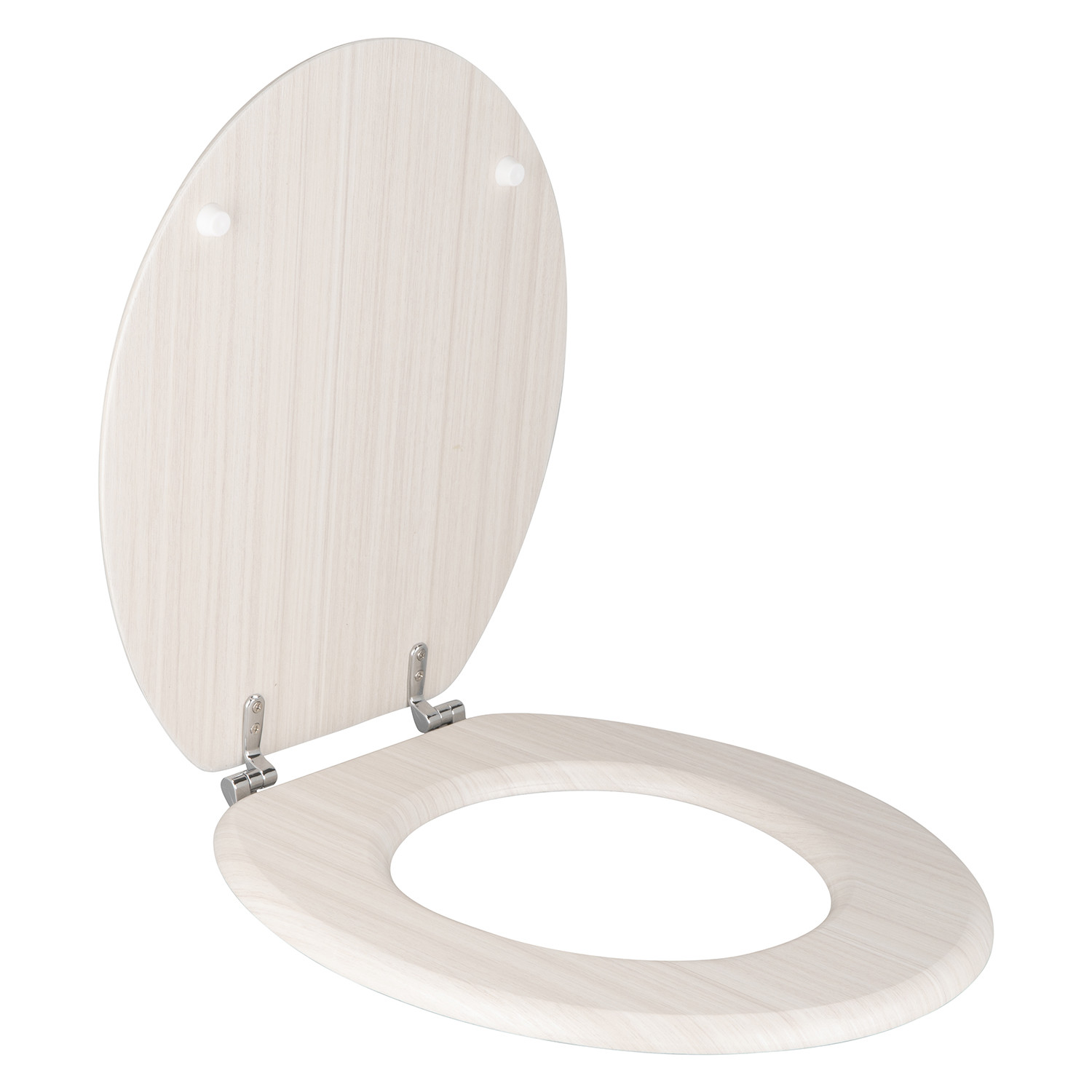 Wooden Effect Toilet Seat Raw Wood Wilko