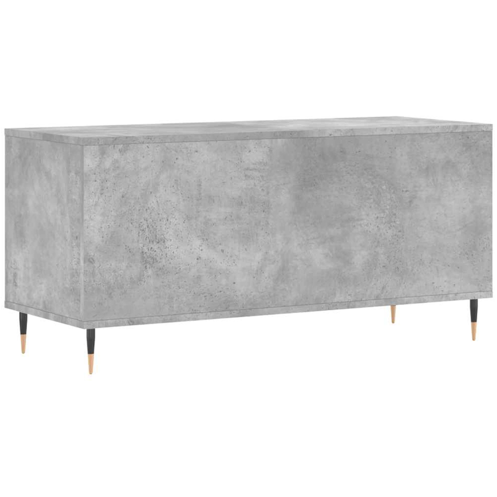 vidaXL 6 Shelf Concrete Grey Record Cabinet Image 6