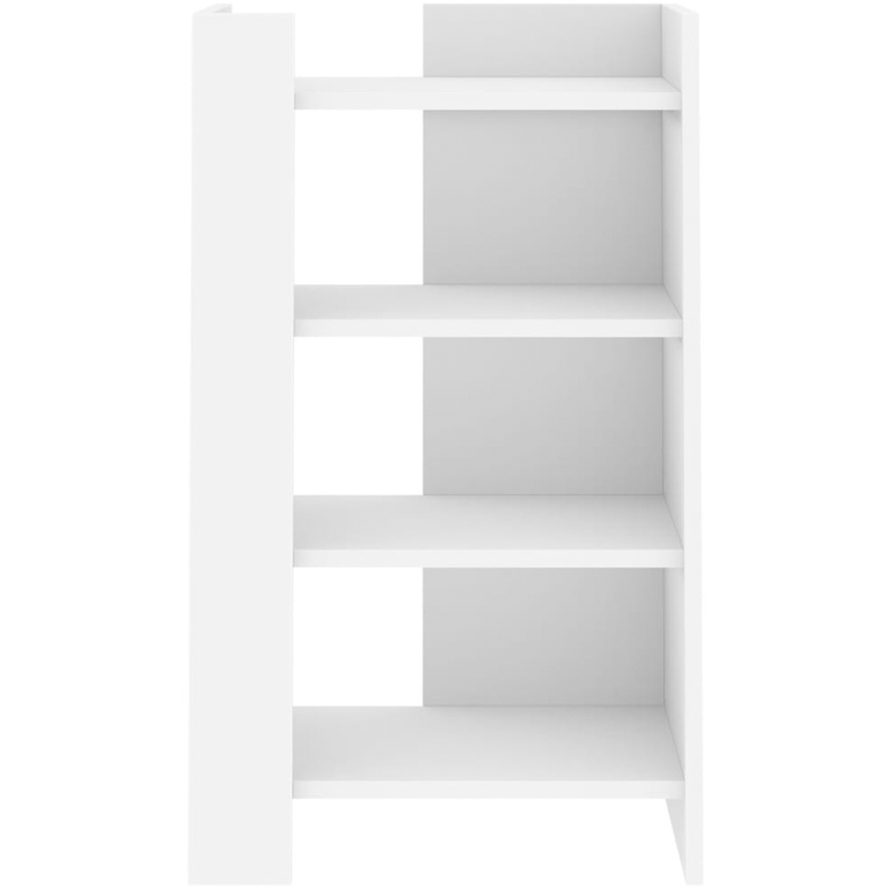 vidaXL 4 Shelf White Sideboard Image 4