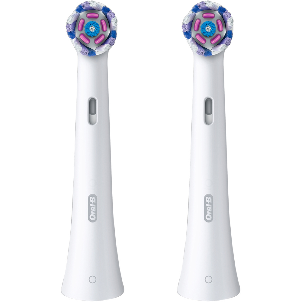 Oral-B iO Radiant White Toothbrush Heads 2 Pack Toothbrush Head Replacement 2 Pack Image 2