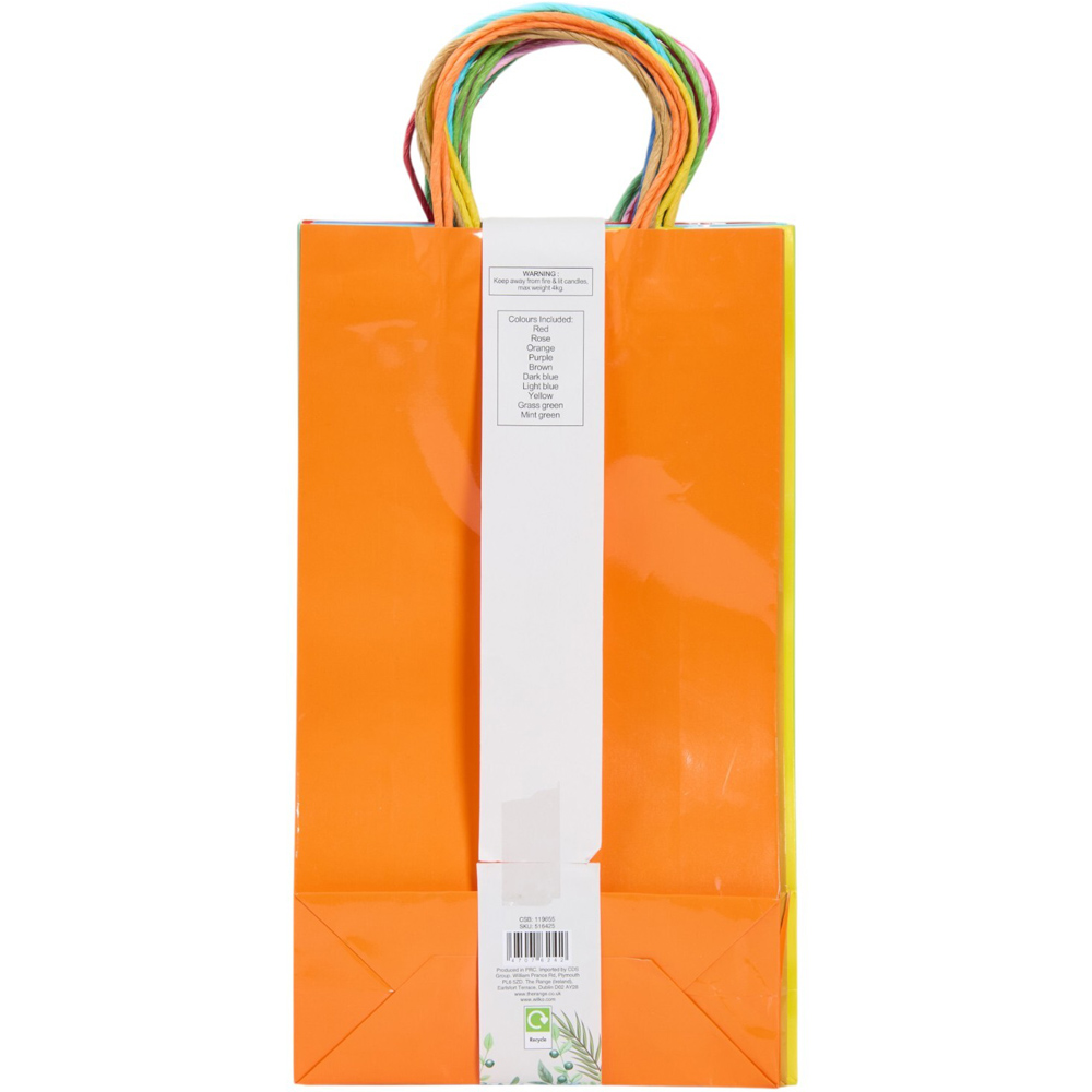 Pack of 10 Colourful Bags Image 2