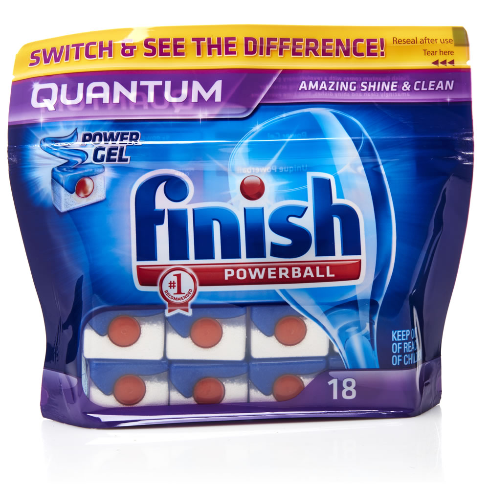 Finish Quantum Max Dishwasher Tablets Regular 18 pack Image