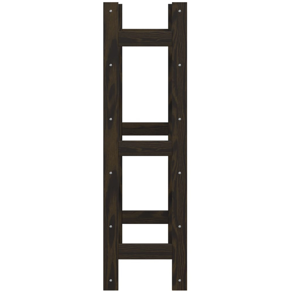 vidaXL 30 Bottle Black Wine Rack Image 4