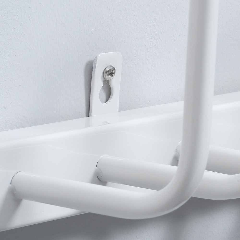 Portland 2 Pair White Wall-Mounted Electric Shoe Dryer Image 5