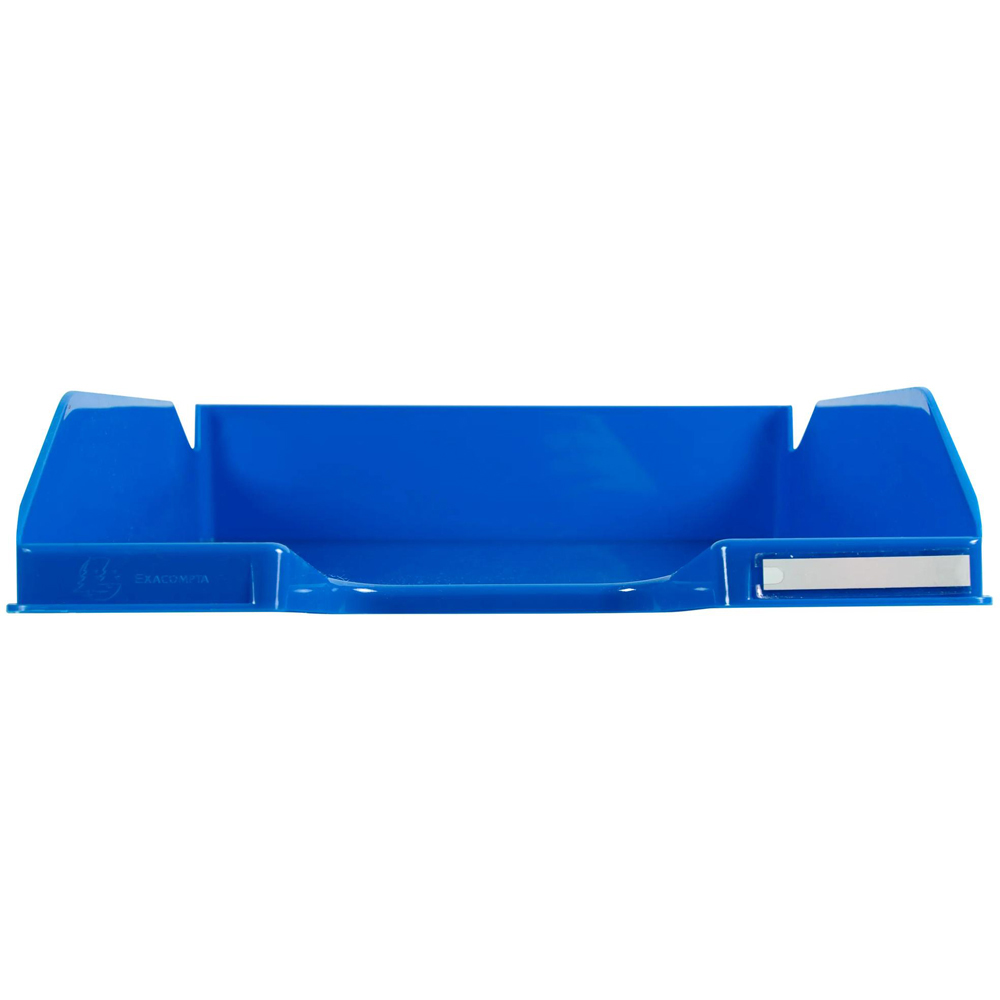 Exacompta Ice Blue Gloss Letter Tray 6 Pack Image 3