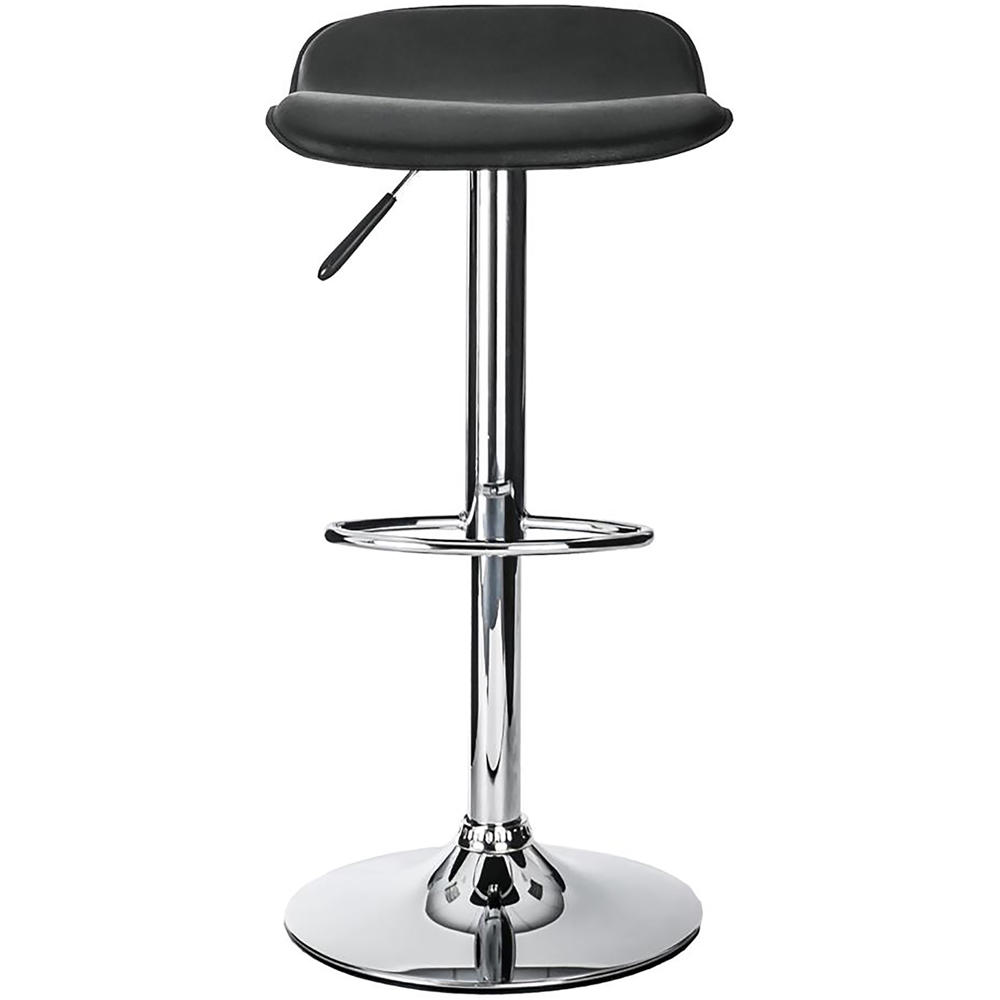 Dorel Ohio Black Leather Barstool Image 4