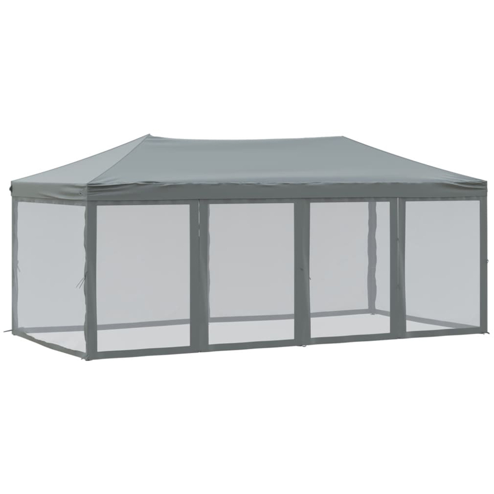 vidaXL 3 x 6m Anthracite Party Tent with Sidewalls Image 2