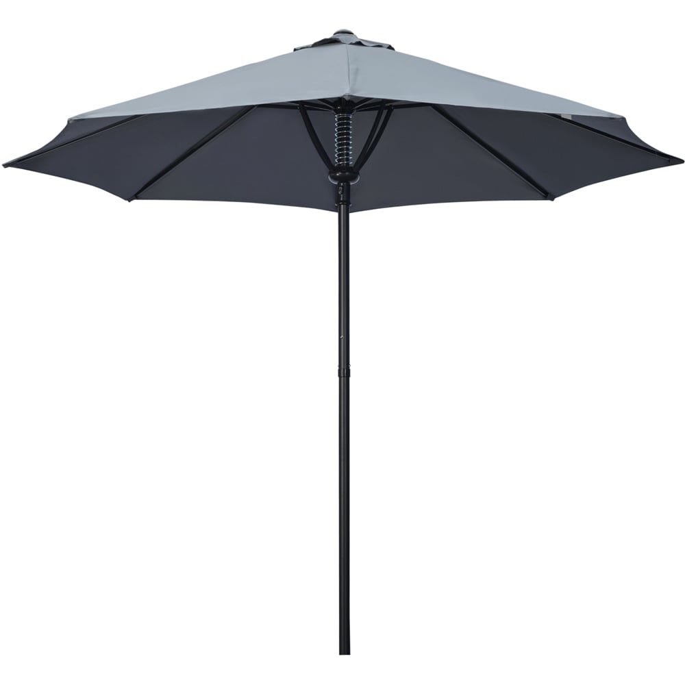 Outsunny Grey Parasol 3m Image 1