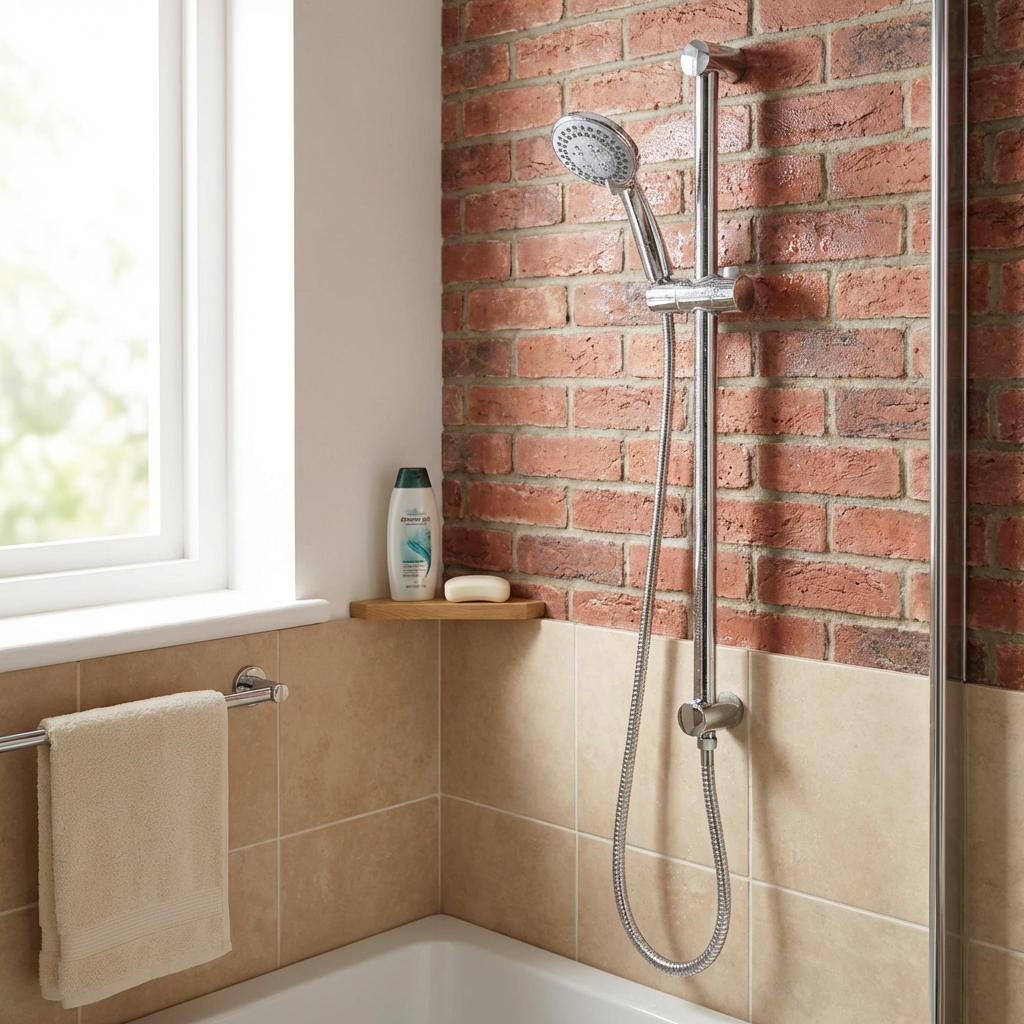 Croydex Flexi Fit Chrome 3 Function Shower Head Set Image 6