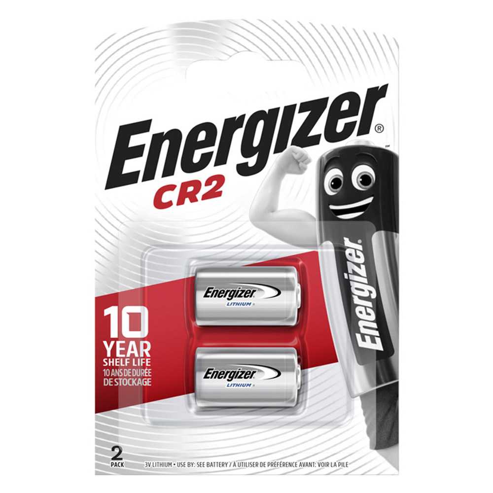 Energizer CR2 2 Pack Lithium Photo Batteries Image 1