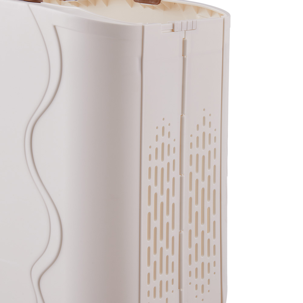 H&O Direct Plastic Folding Portable Laundry Basket with Underwear Holder Image 4