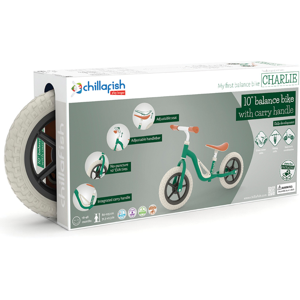 Chillafish Charlie Forest 10 inch Lightweight Balance Bike Image 2