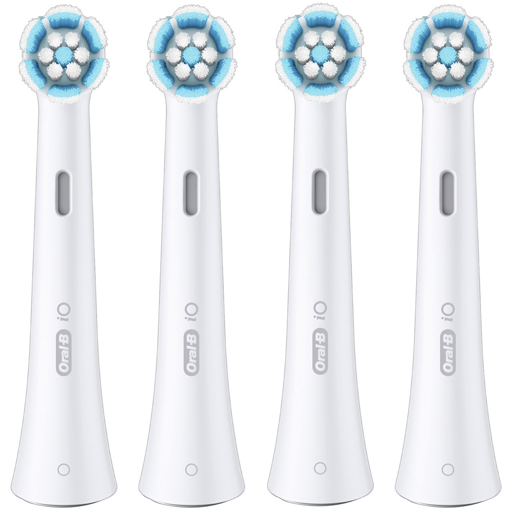 Oral-B iO Gentle Clean Black Toothbrush Head 4 Pack Image 2