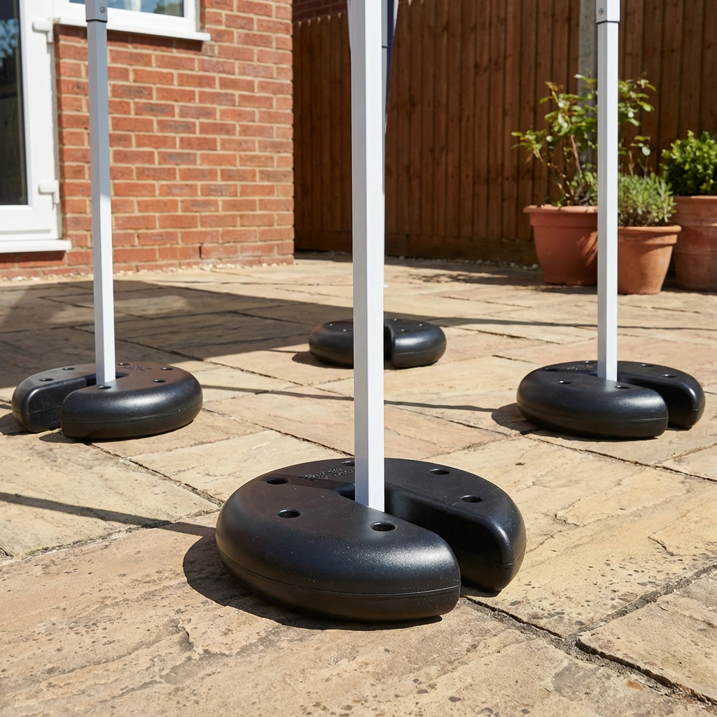 Black Gazebo Weights 4 Pack Image 6