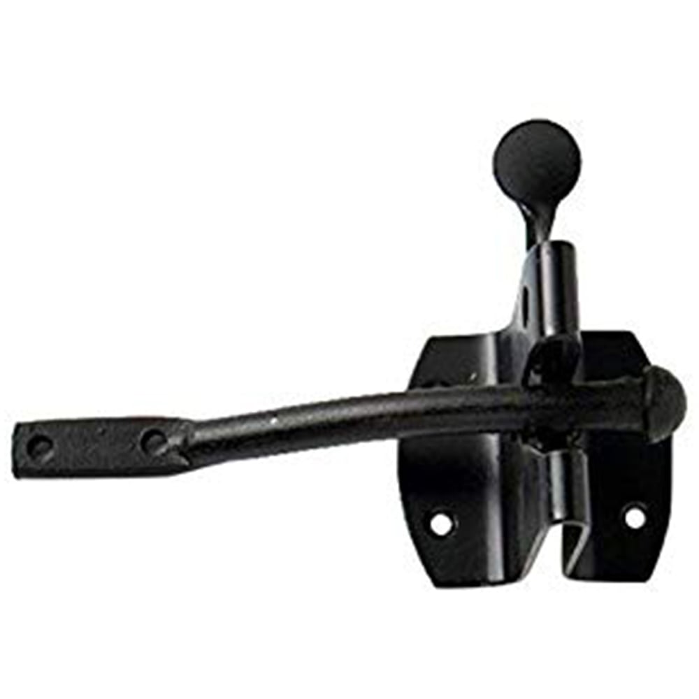 Golden Grace Black Self Locking Gate Latch Image