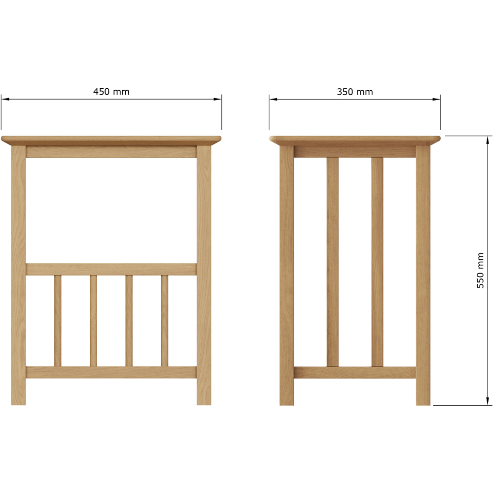FWStyle Taberno Oak Magazine Table Image 5