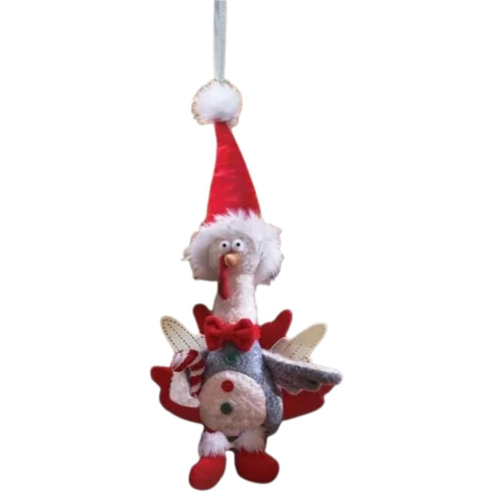 Marco Paul Turkey Santa Plush Pendant Image 3