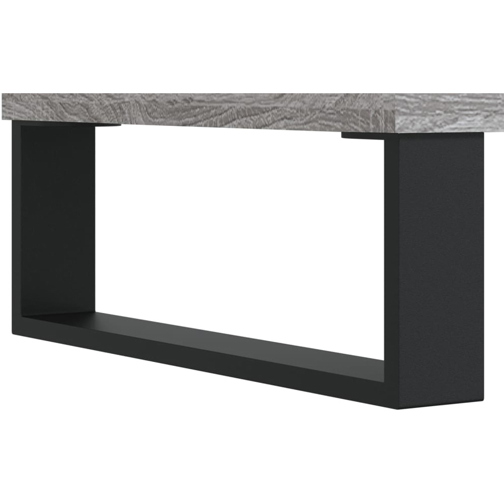 vidaXL 2 Door 2 Shelf Grey Sonoma Wooden Sideboard Image 6
