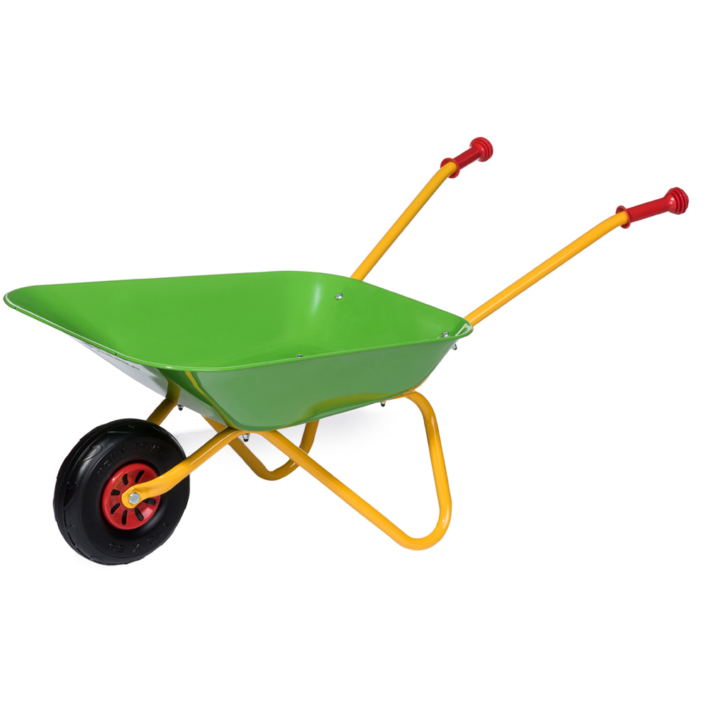 Robbie Toys Green Children's Metal Wheelbarrow Image 1