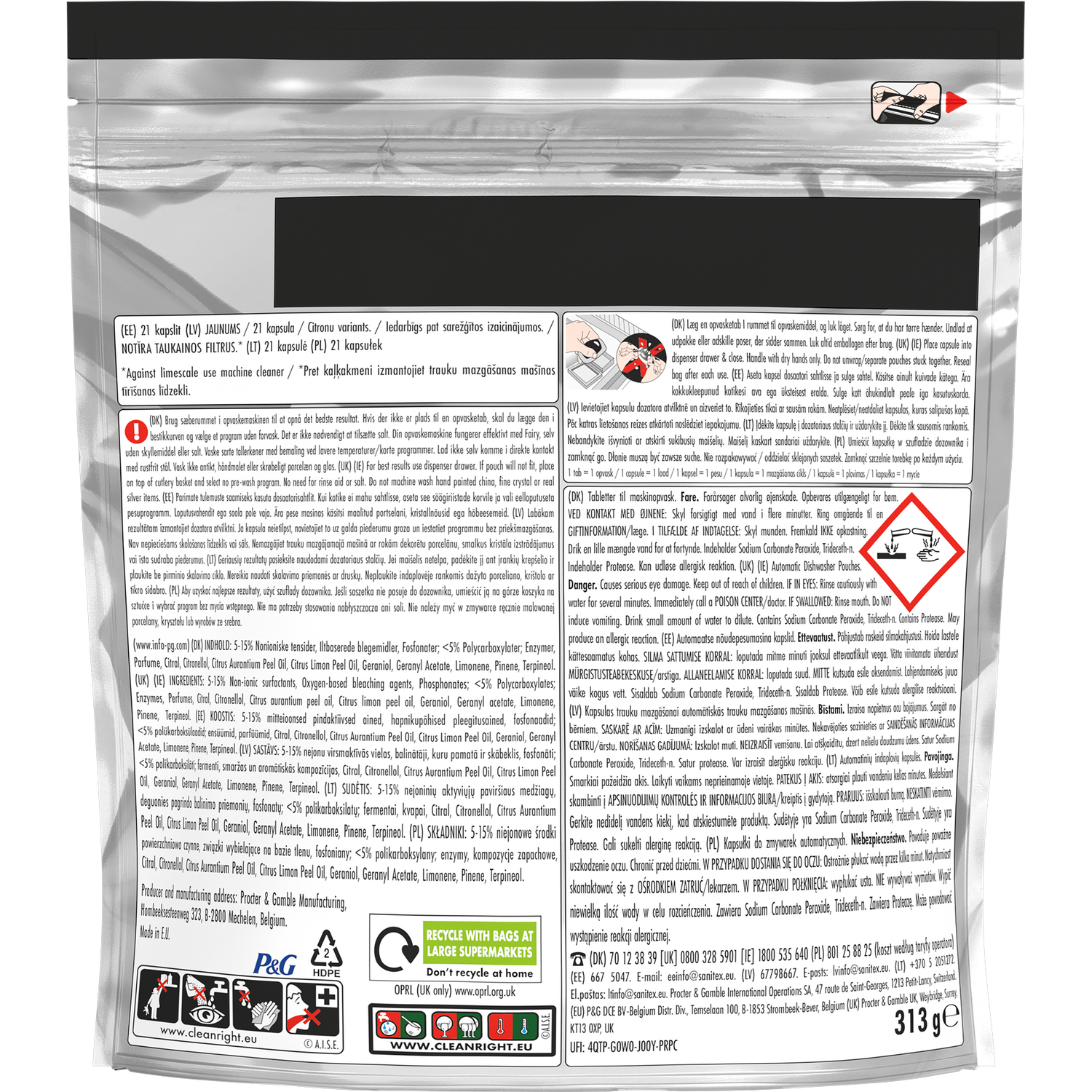 Fairy Platinum Dishwasher Tablets 21 Image 8