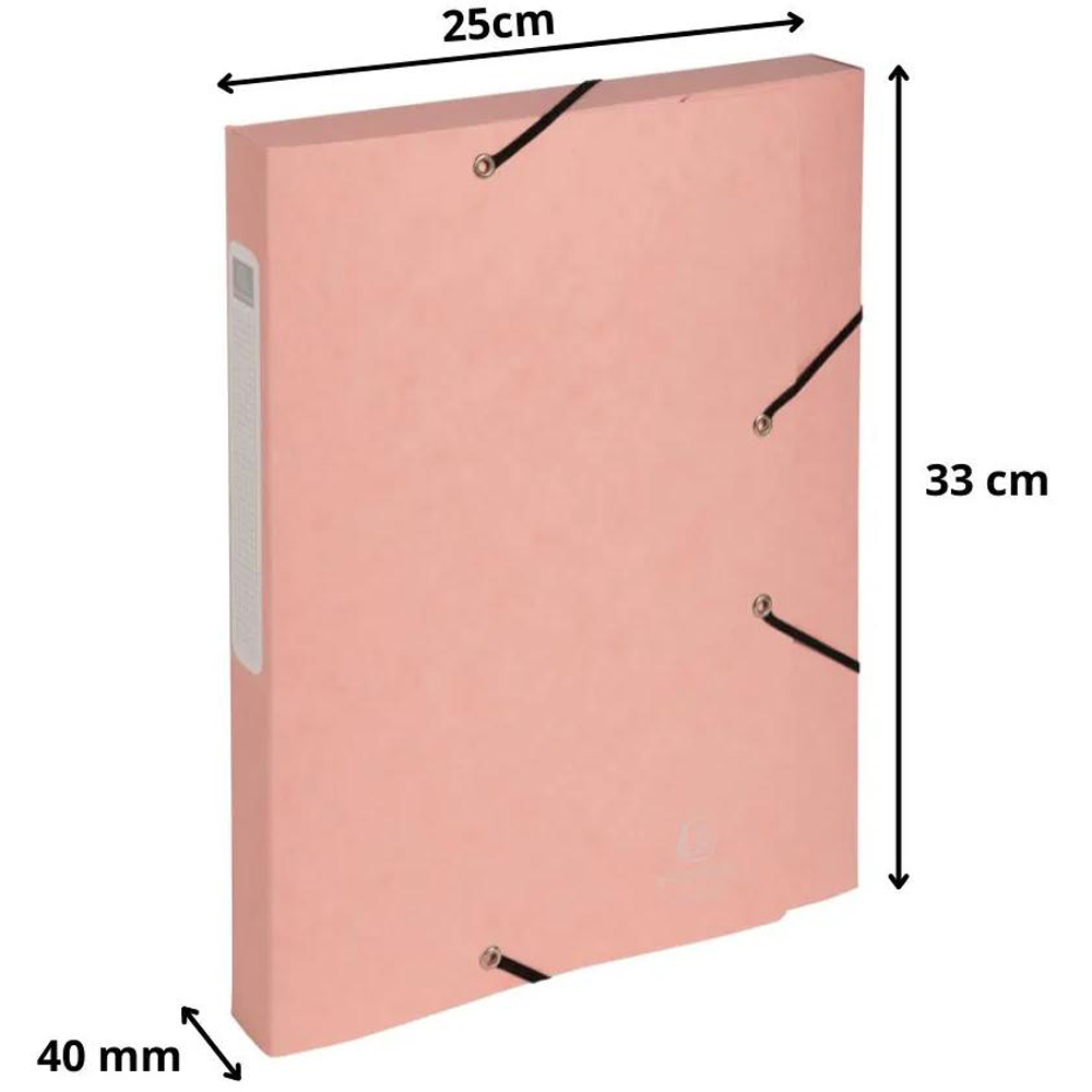 Exacompta Aquarel A4 Assorted Colour 25mm Board Box File 10 Pack Image 9