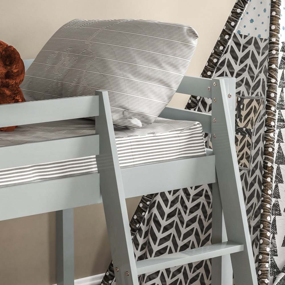 Vida Designs Sydney Single Grey Bunk Bed Image 6