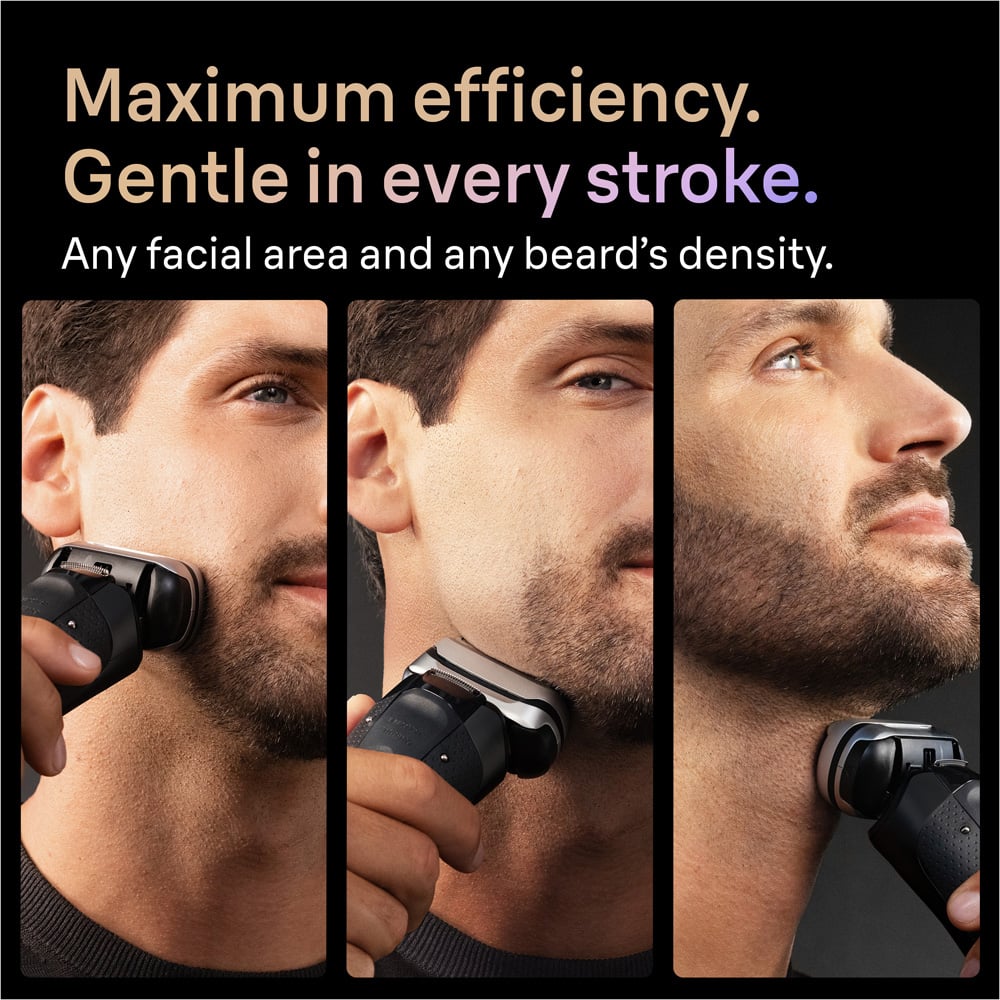 Braun Series 9 PRO Plus 9670CC Black Pro SensoAdapt Electric Shaver with SmartCare Centre Image 6