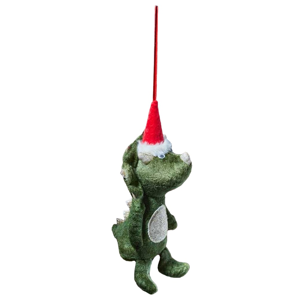 Marco Paul Green Plush Dinosaur Pendant Image 1