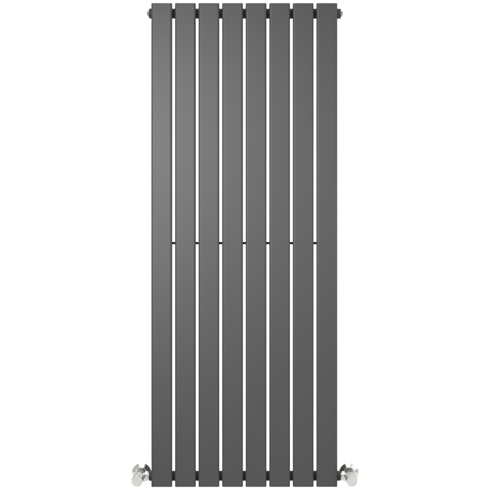 Anthracite 3521 BTU Single Flat Panel Vertical Column Radiator 1600 x 544mm Image 3