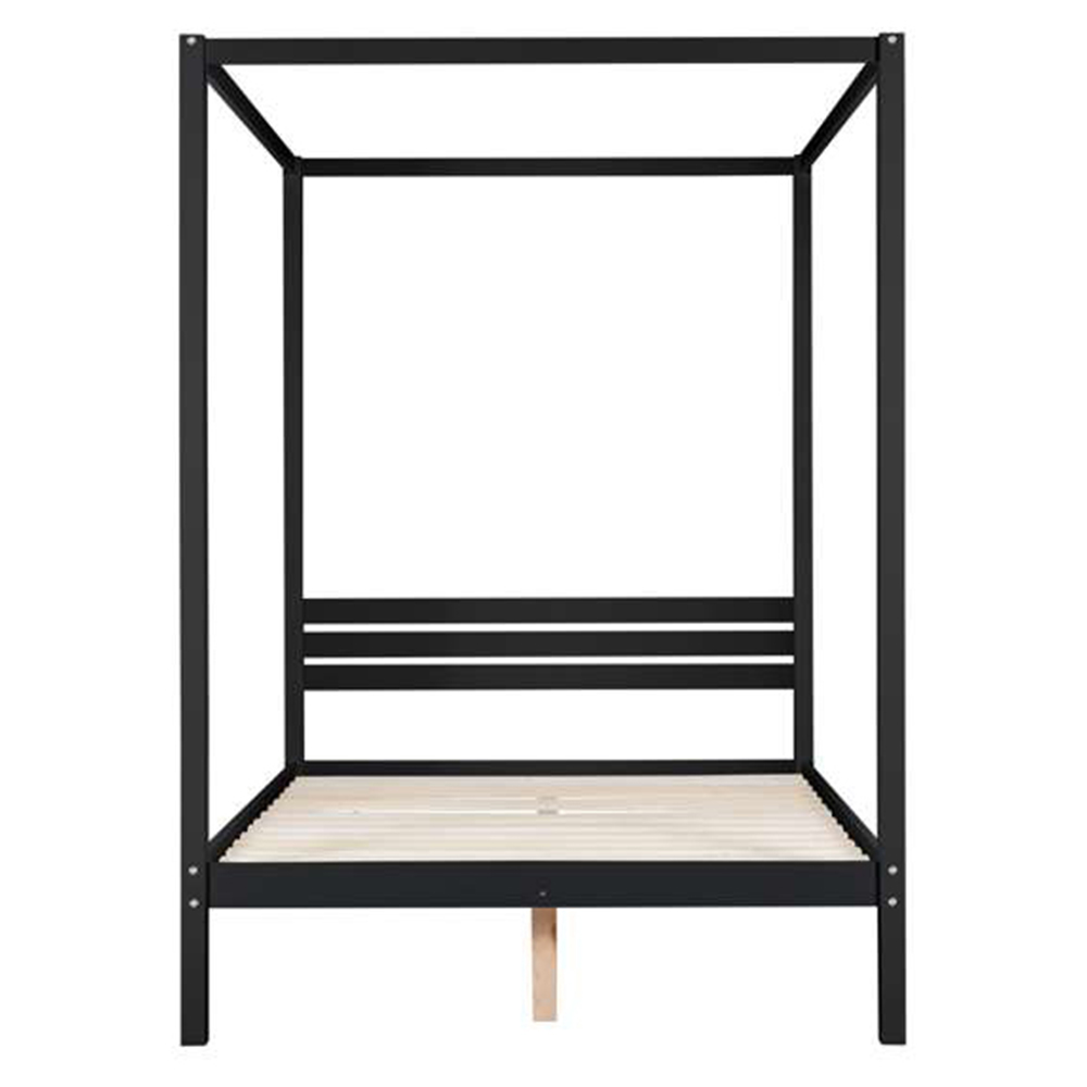 Mercia Double Black Four Poster Bed Frame Image 5