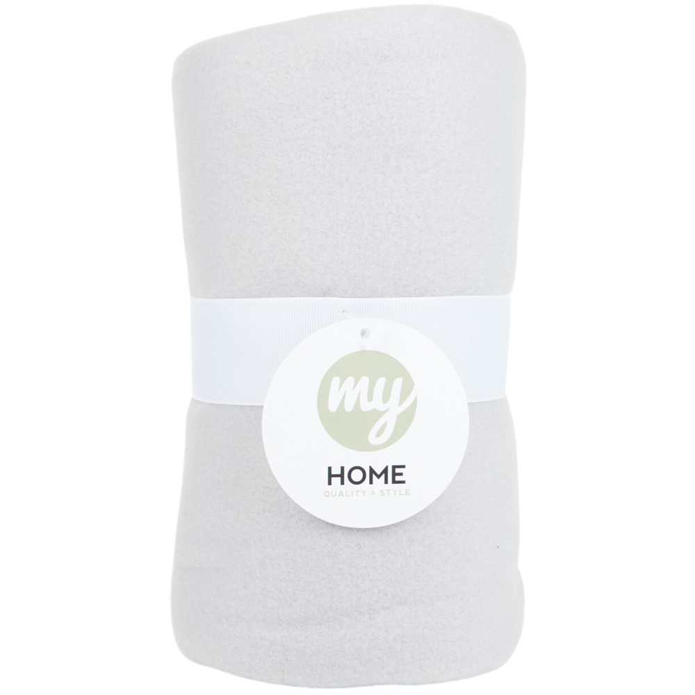 Essential Soft Fleece ThrowSilver Image 3