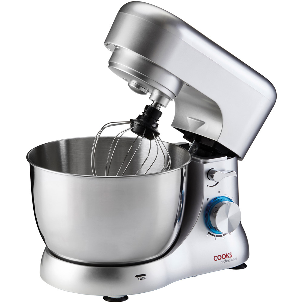 Cooks Professional G3137 Silver 1000W Stand Mixer Image 4