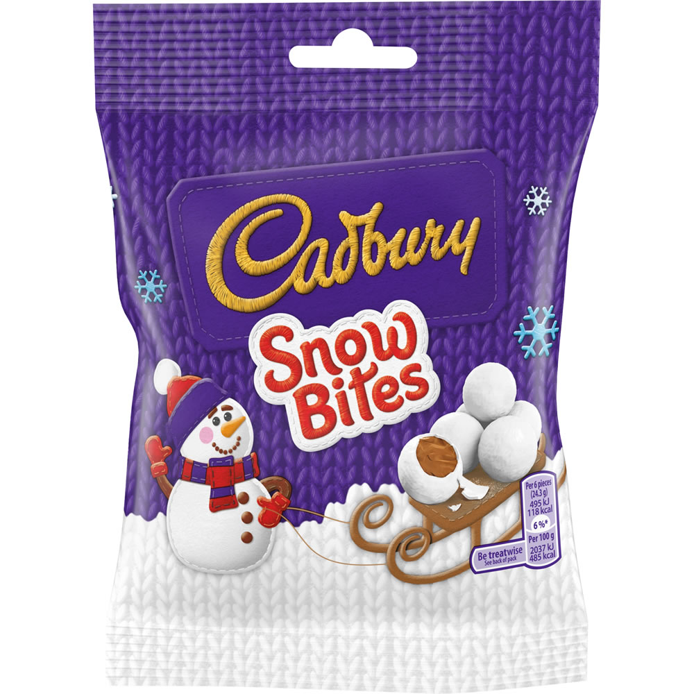 Cadbury Snow Bites Bag 90g Image