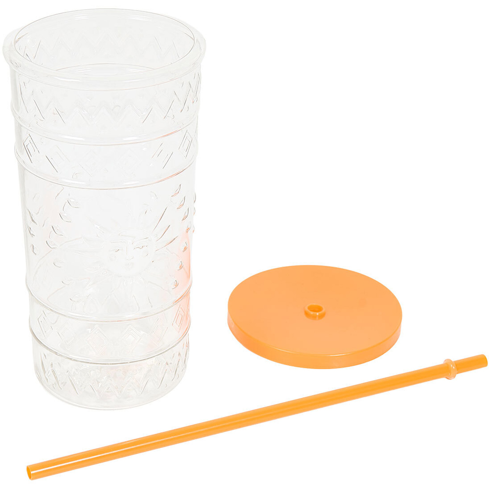 Boho Sun Framed Tumbler with Straw Image 6