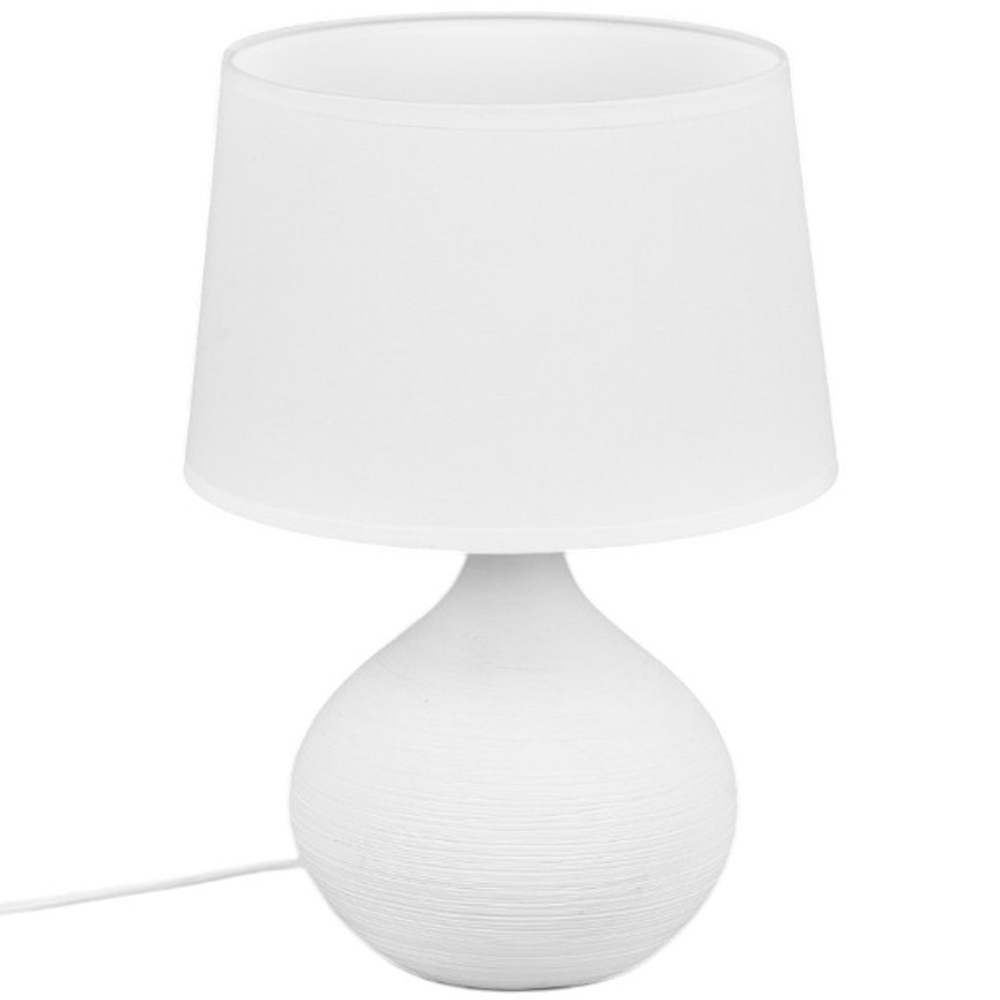 TRIO Martin White Table Lamp Image 1