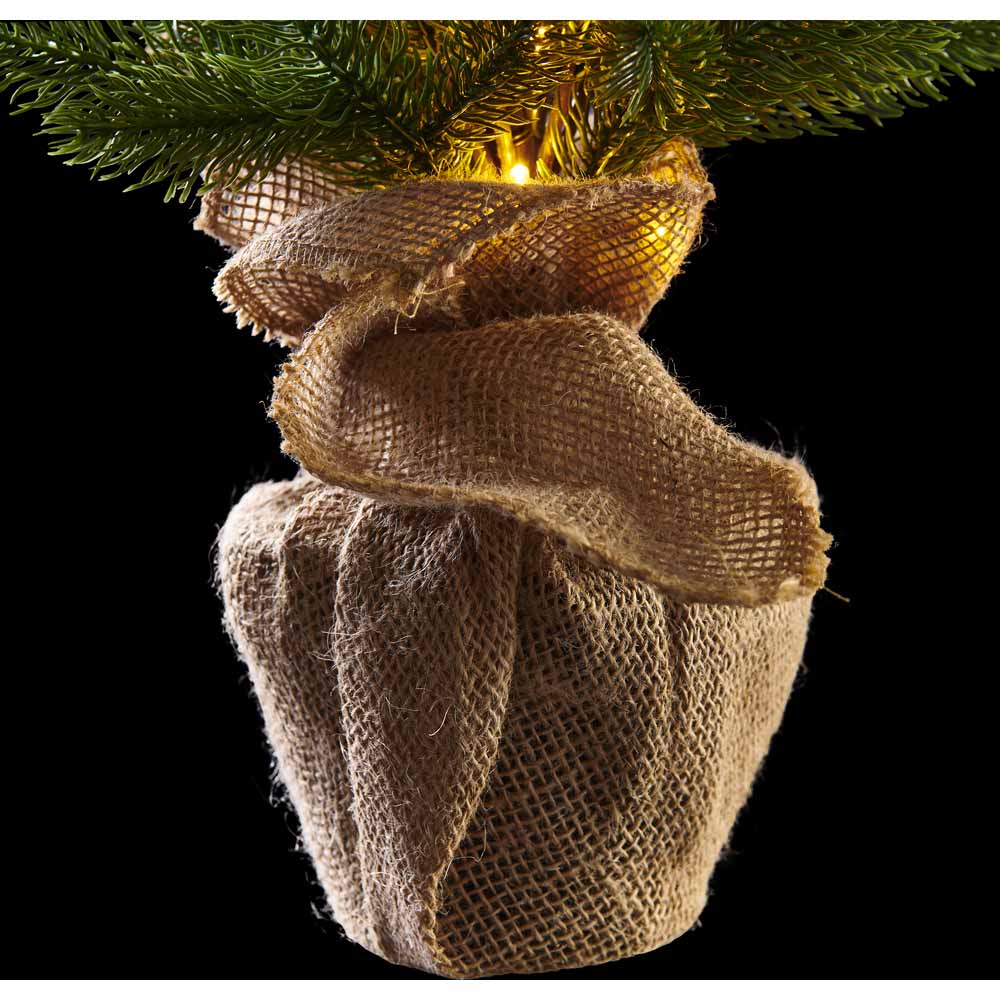 Wilko 2ft Pre Lit Tabletop Christmas Tree Image 6