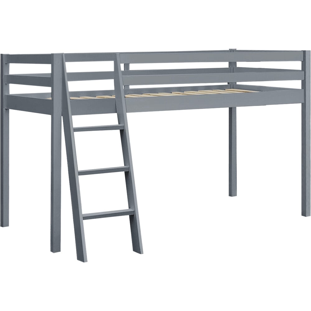 Brooklyn Single Grey Mid Sleeper Bed Image 2