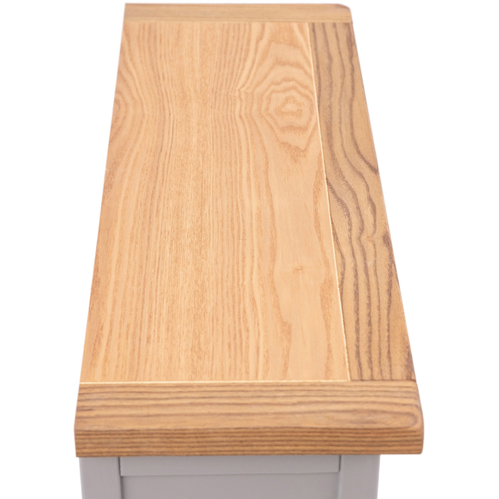 Rocca 4 Shelf Grey Wide Bookcase Image 6