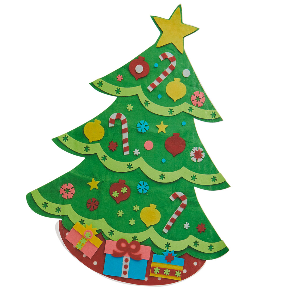 Wilko Felt Wall Christmas Tree Image 1