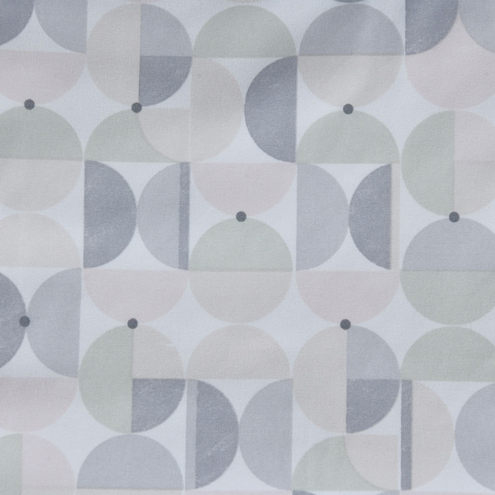 Smart Living Single Blue Circle Geo Reversible Duvet Set Image 7