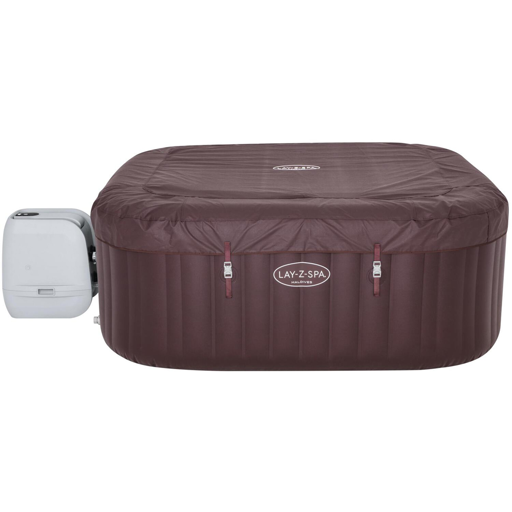 Lay-Z-Spa Maldives Brown Hydrojet Pro Hot Tub with Inflatable Seating Image 3