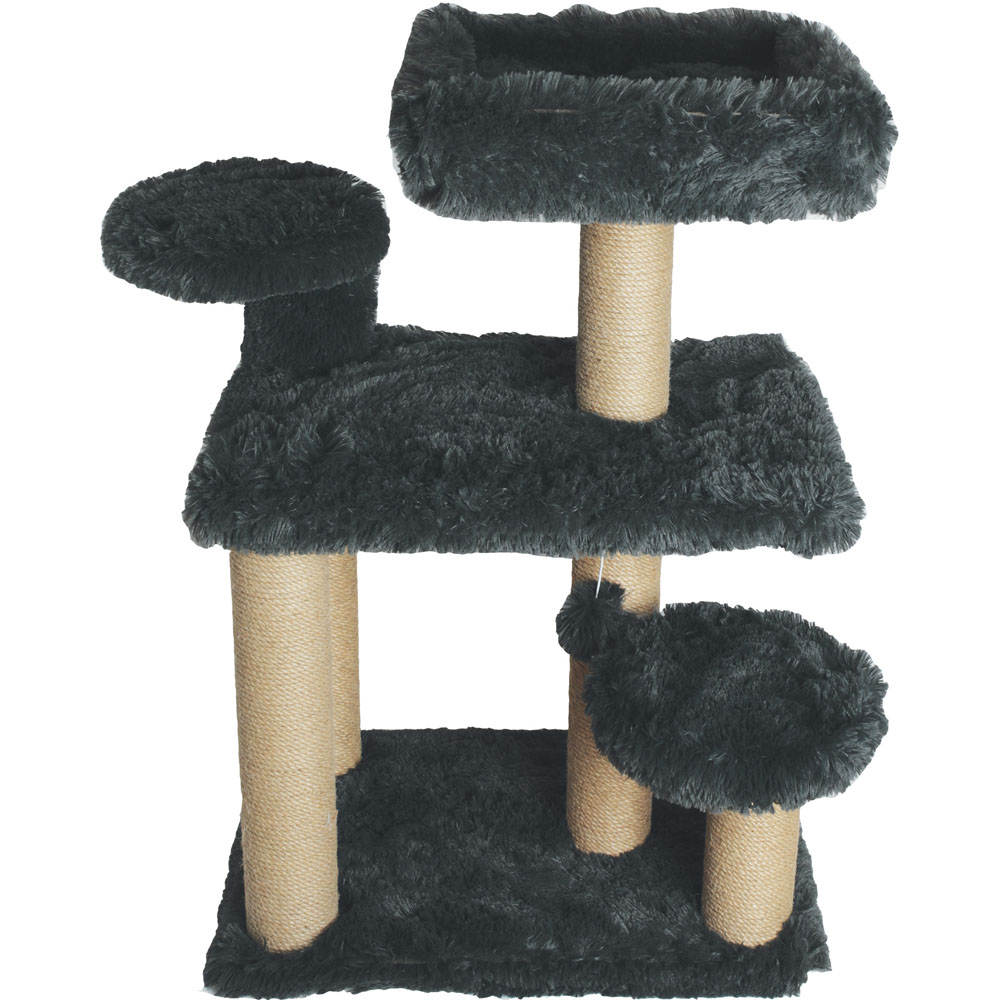 Happy Pet Thetford Cat Scratch Post Charcoal Image 1