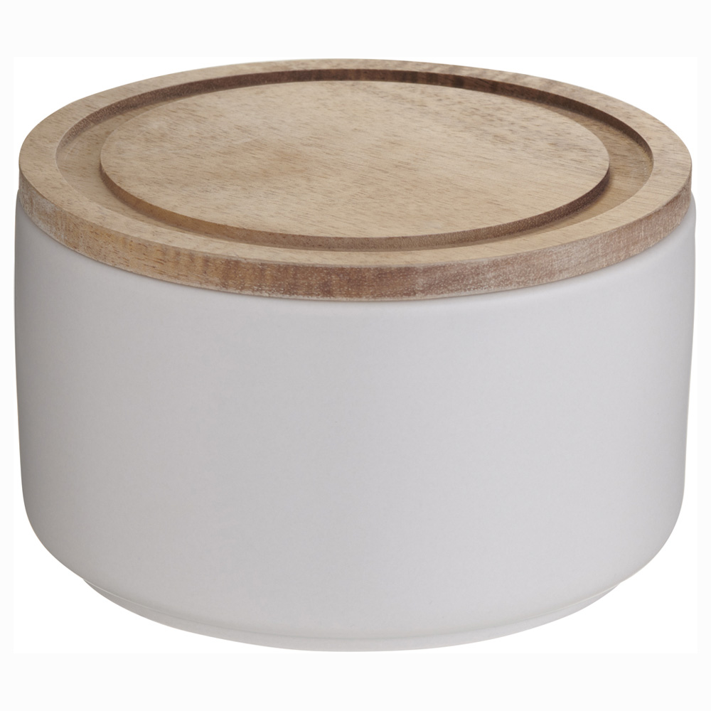 Wilko White Stacking Jar Wilko